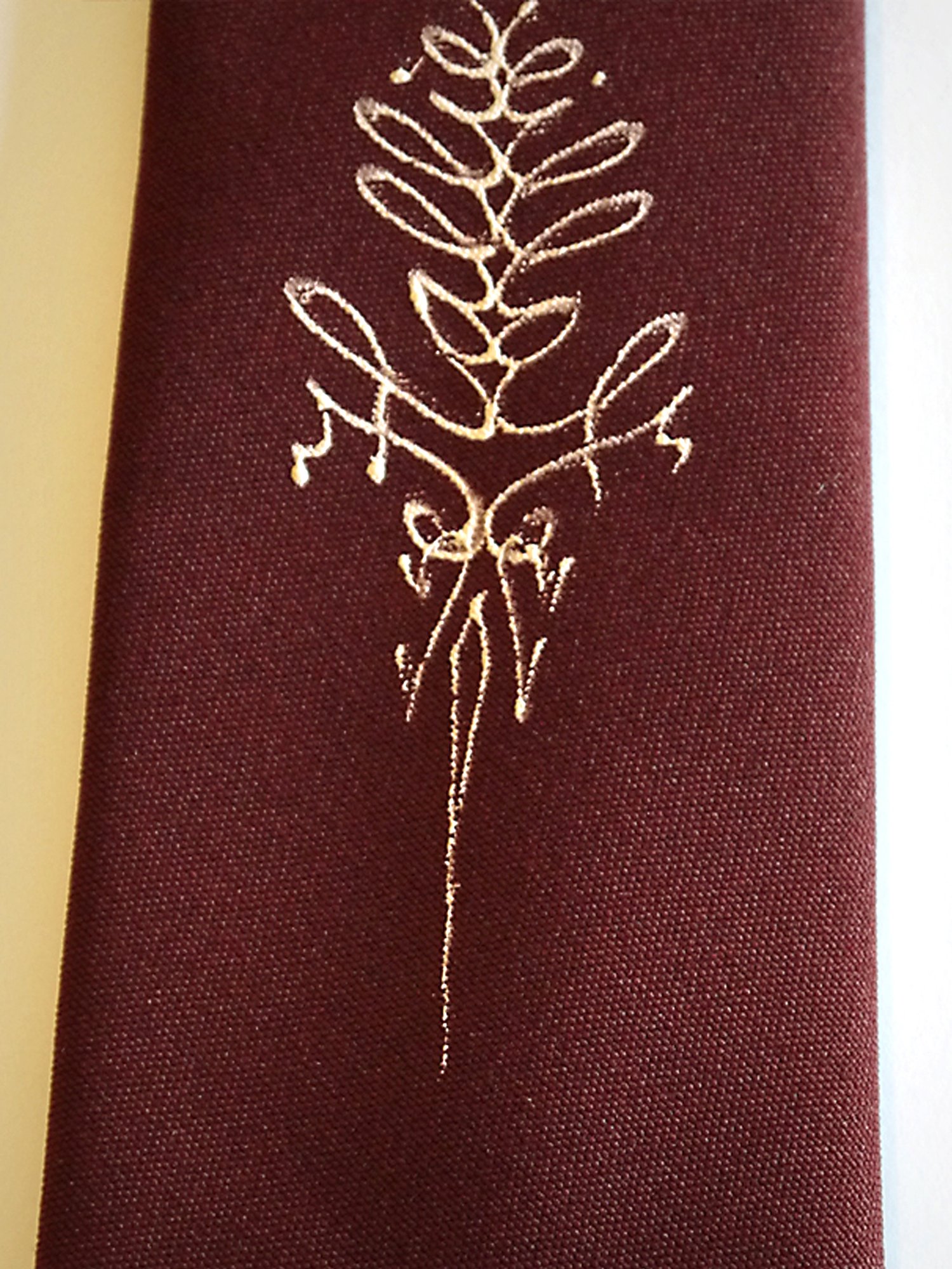The vintage textile it was lined with