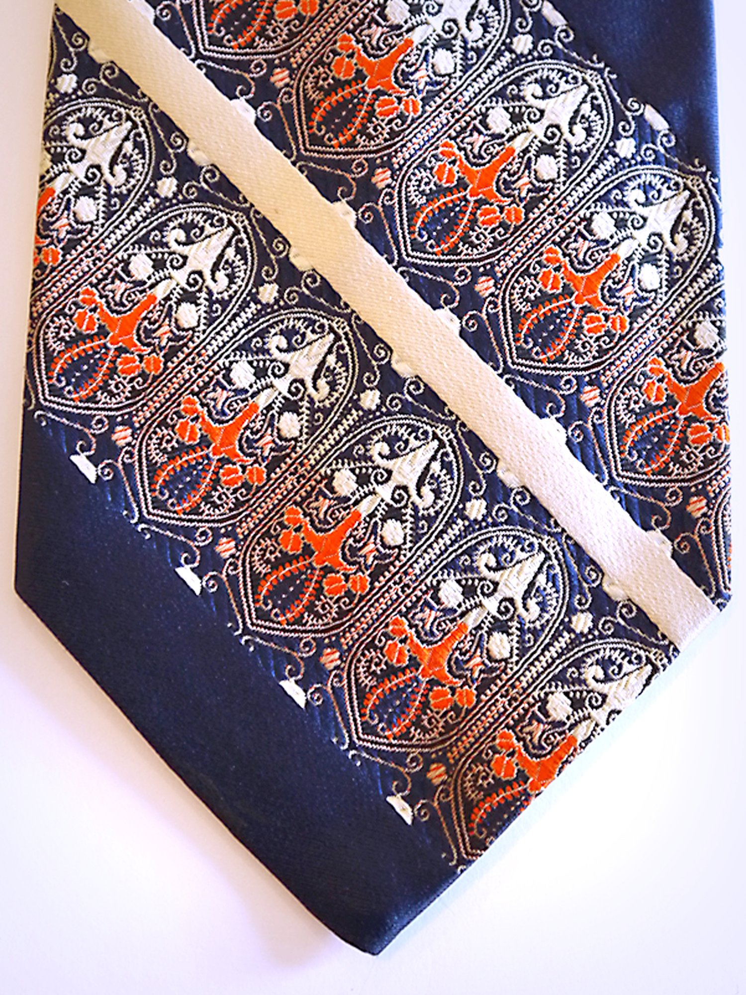 The vintage textile it was lined with